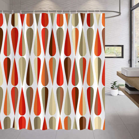 Mid-Century Modern Shower Curtain
