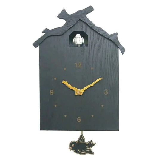 Black Wooden Cuckoo Clock