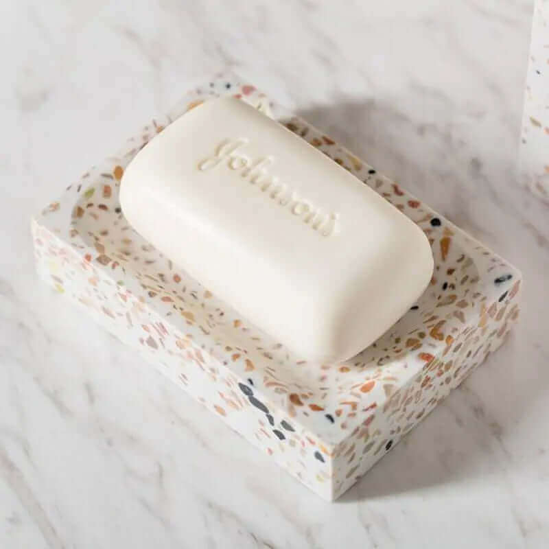 Mini Soap Dishes Natural Terrazzo
