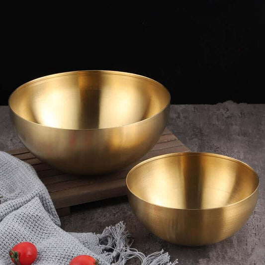 2 Elegant Steel Bowls