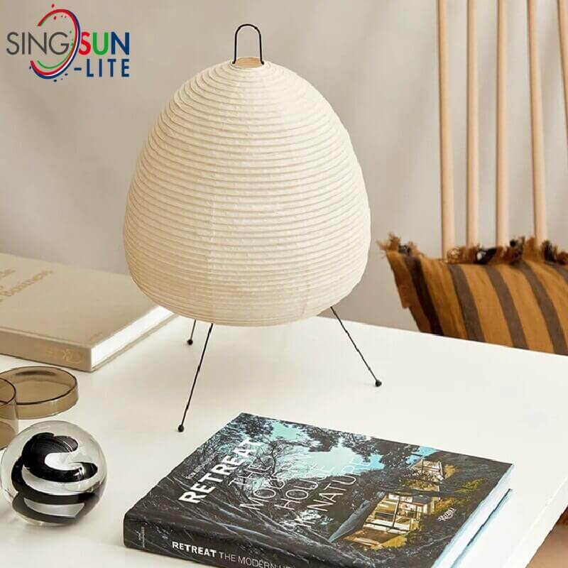 Japanese Rice Paper Table Lamp