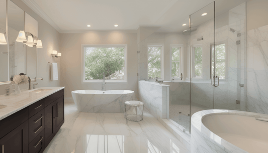 Transform Your Bathroom with Posh Marble Sconces