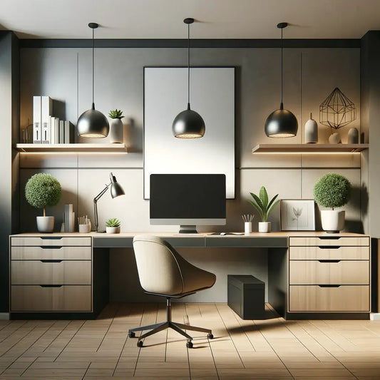 Modern lighting for the modern home office