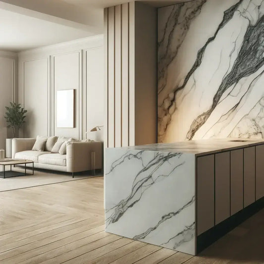When Nature Meets Drama: The Rising Trend of Boldly Veined Stones in Interior Design