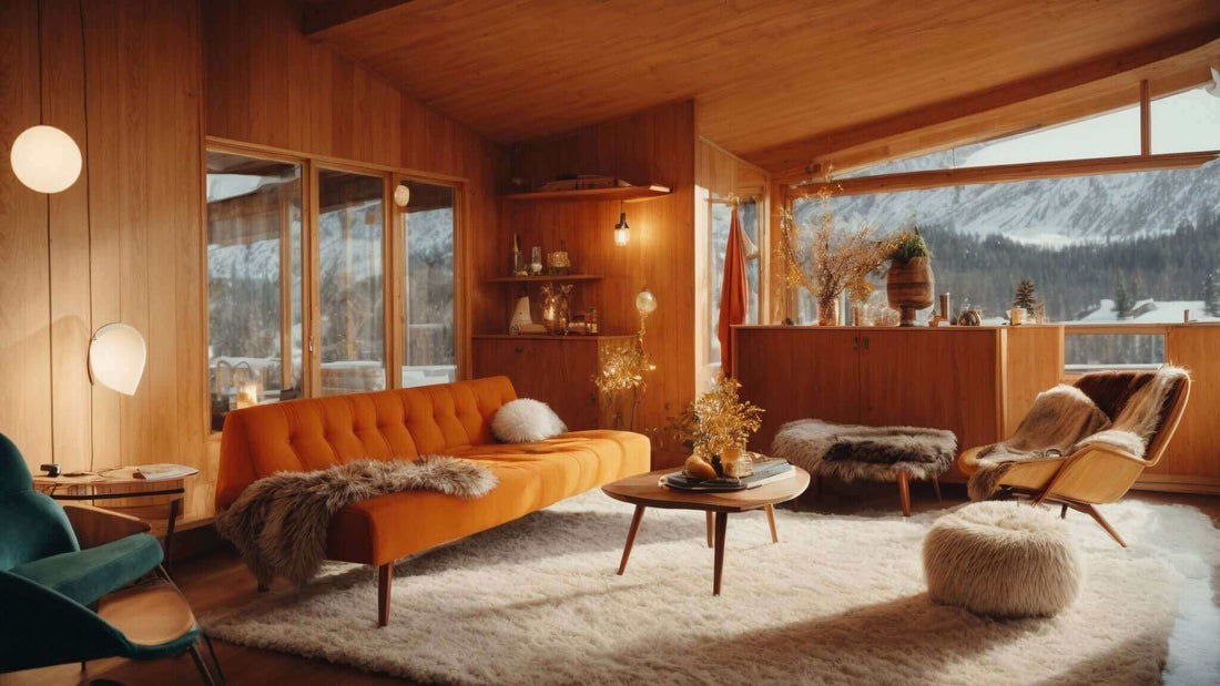6 tips on how to Decorate a Winter Chalet in Mid-Century Modern Style