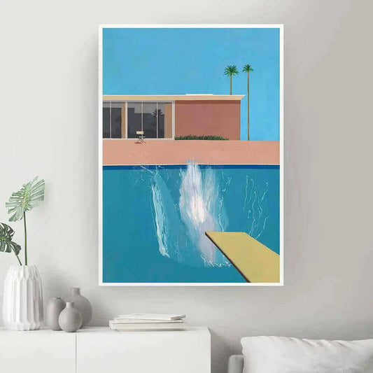 David Hockney's "A Bigger Splash" is one of the most iconic and recognizable paintings of the 20th century.