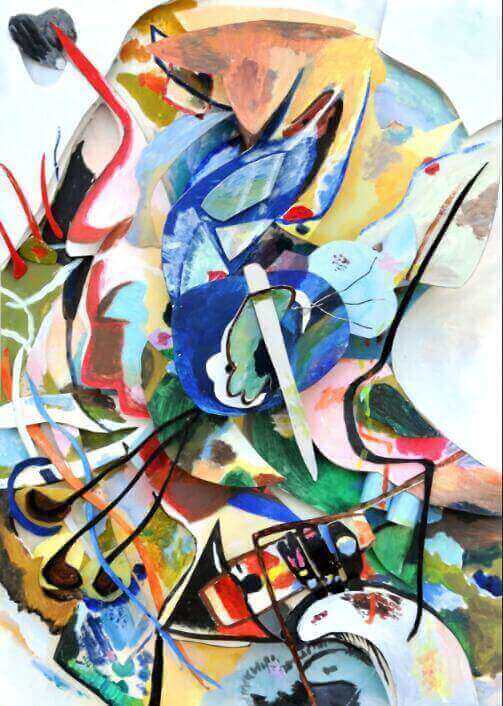 Print of Famous Kandinsky Abstract Art