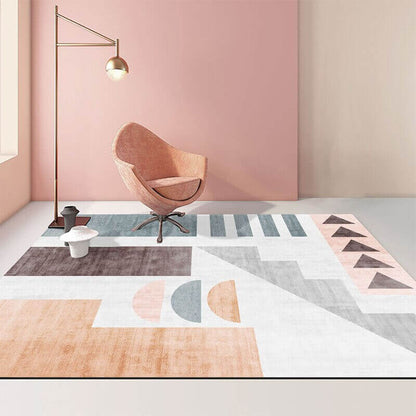 MCM Nordic Geometric Colourful Carpet
