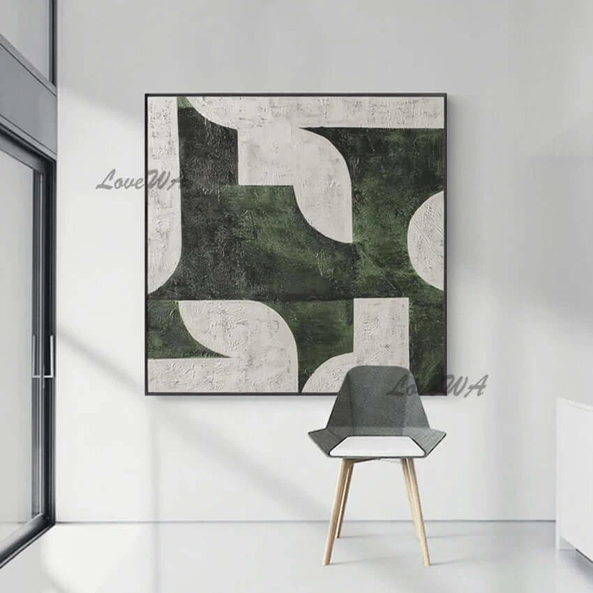 Unique Hand-Painted Abstract Art - Modern Canvas Decor