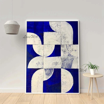 Unique Hand-Painted Abstract Art - Modern Canvas Decor