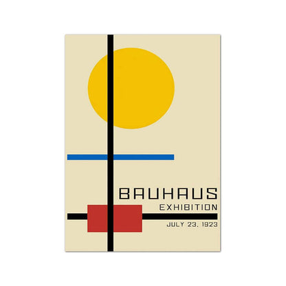 Geometry & Primary Colours Mid-Century Modern Posters