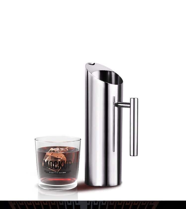 Super Stylish Chrome Cold Water Pitchers, come in 3 different capacity