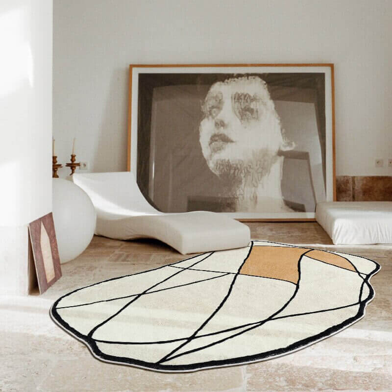 Very Stylish Danish Contemporary Living Room Carpet