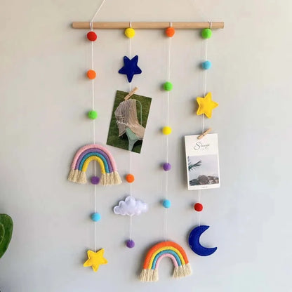 Nordic Style Felt Wall Ornament for Children's Room Decor
