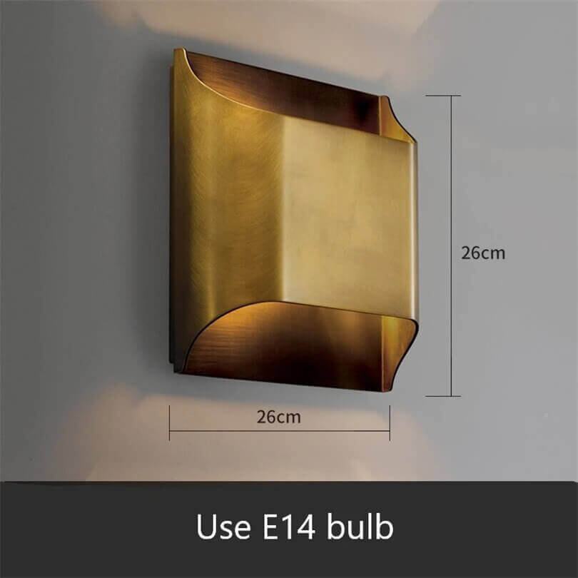Elevate Your Entryway: Indulge in the Exquisite Lobby Copper Luxury Wall Lamp!
