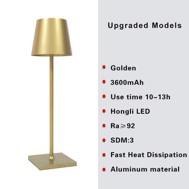 Rechargeable Alloy Table Lamps