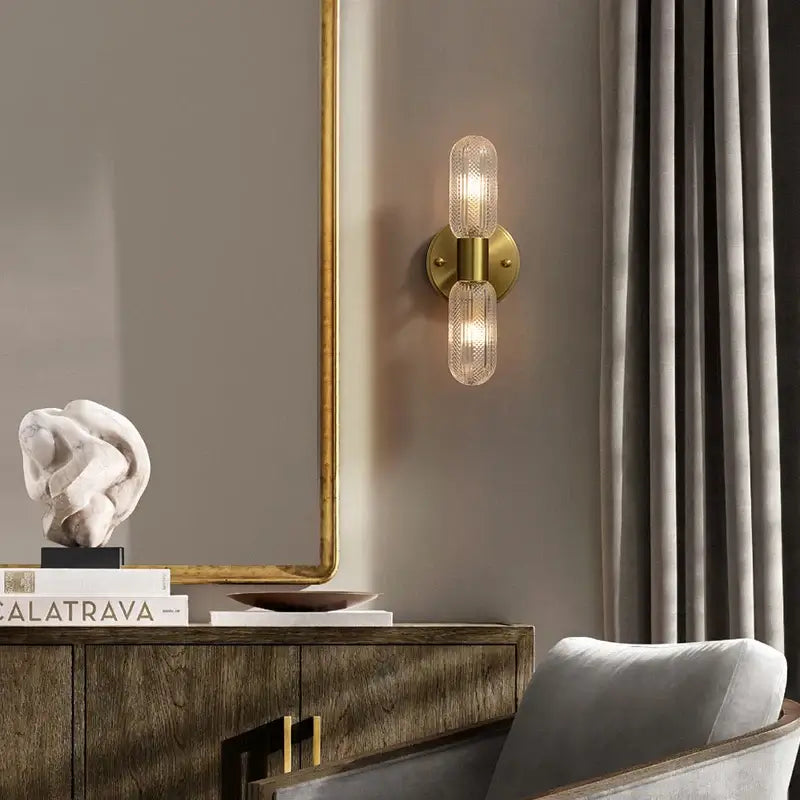 Radiant Luxe Gold Wall Sconce