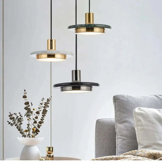 Marble LED Pendant Lights – Modern Elegance Redefined