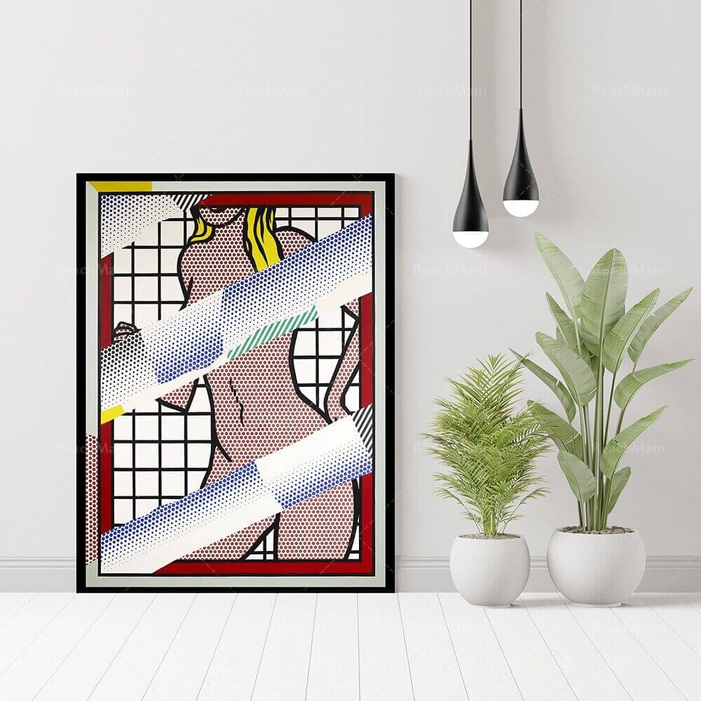 Lichtenstein Paintings Pop Art Premium Cotton Canvas Posters
