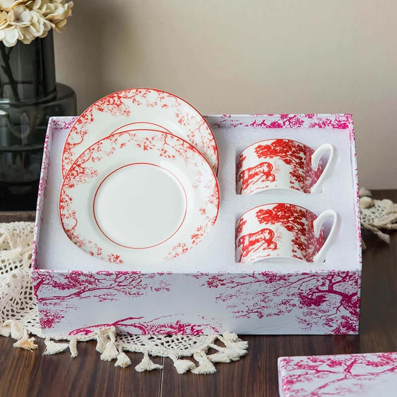 Experience Elegance and Art Deco Style with Our Fine Bone China Cups.