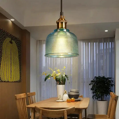 Illuminate Your Space: Stained Glass Retro Glass Chandelier