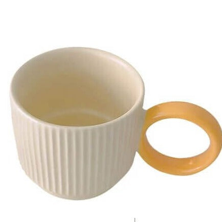 Big Handle Japanese Ceramic Coffee Mug