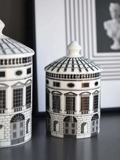 Luxury Retro Ceramic storage jar with Lid