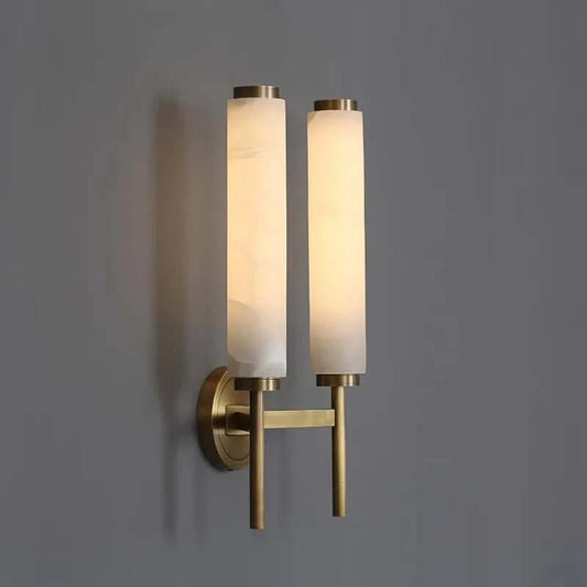 Stylish Art Deco Copper Wall Lamp