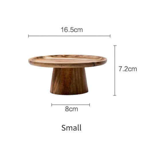Contemporary Wooden Cake Stand