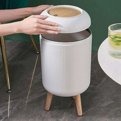Upgrade Your Bathroom with the Stylish 10L Bin with Lid