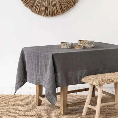 100% Pure Linen Tablecloth - Elegance & Versatility for Every Occasion