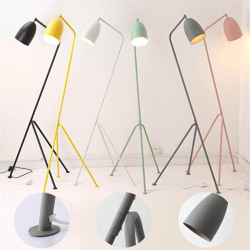 Danish Designer Grasshopper Floor Lamps