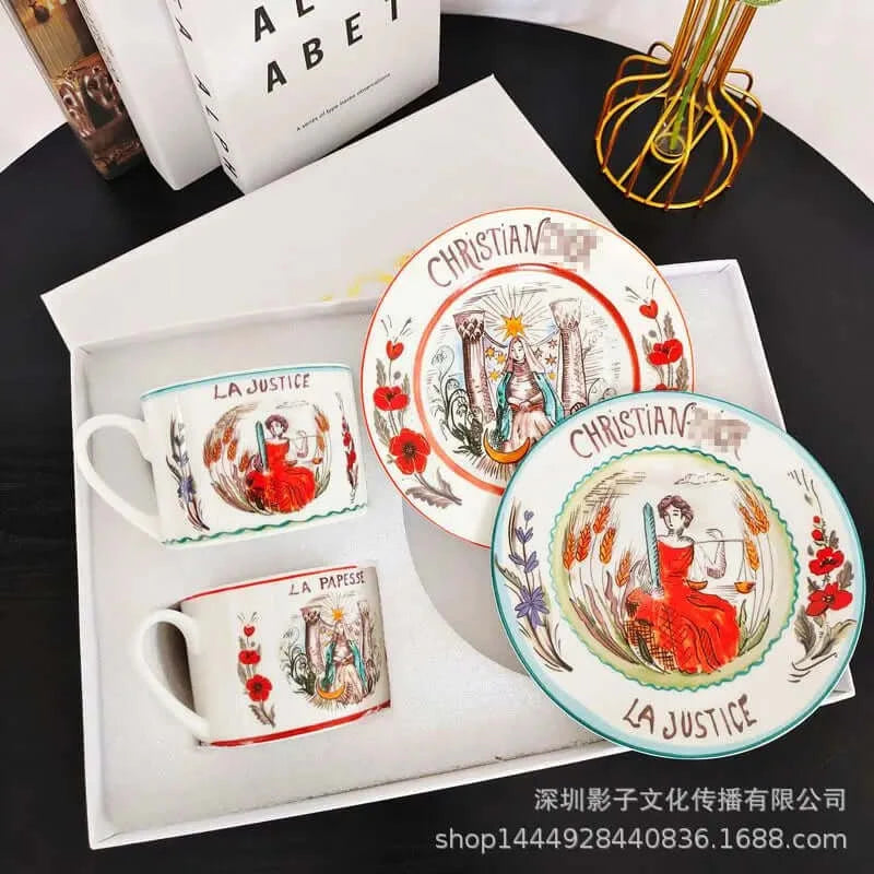 Experience Elegance and Art Deco Style with Our Fine Bone China Cups.