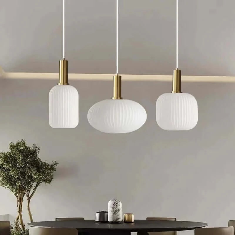White Nordic Restaurant Pendant Lights