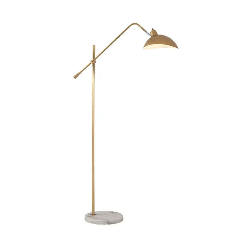 Marble Based 50s Floor Lamp - Vintage Modern Lighting