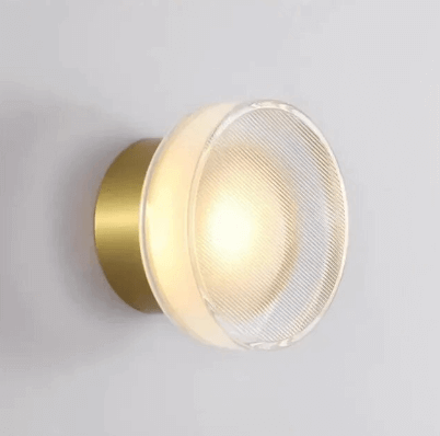 Futuristic and Unique Solid Glass Wall Light