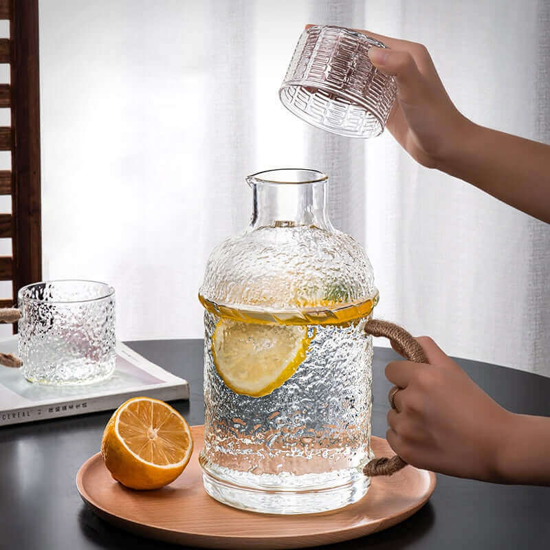 Serve Beverages in Style with the Gorgeous Retro Lemonade Carafe