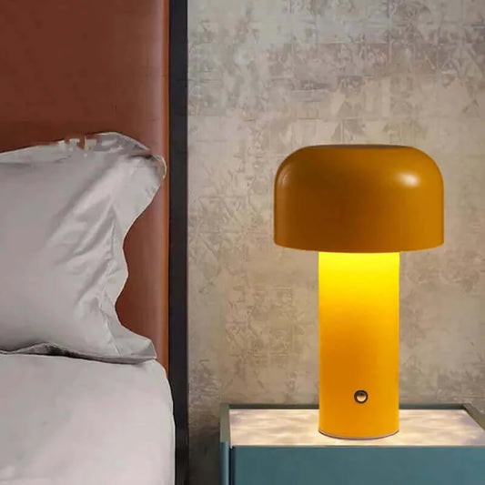 Rechargeable Italian Designer Mushroom Table Lamp