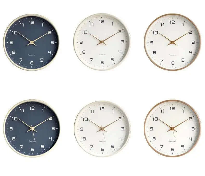 Nordic Minimalist Wooden Wall Clock for Modern Homes
