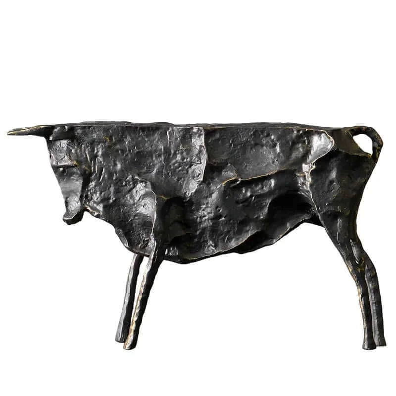 Abstract Bull Statue