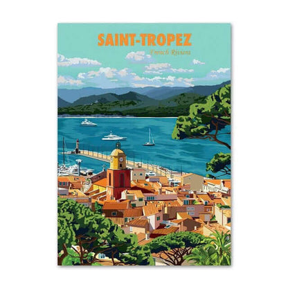 Rare French travel posters printed on premium canvas