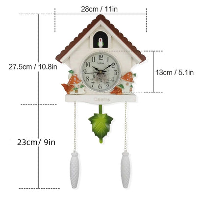 Enchanting Cuckoo Clock with Squirrels - A Touch of Nature in Your Home