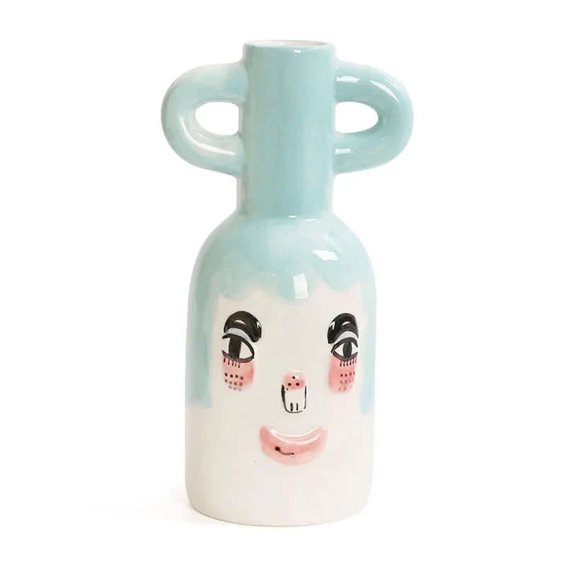 Charming Character Ceramic Vase Trio
