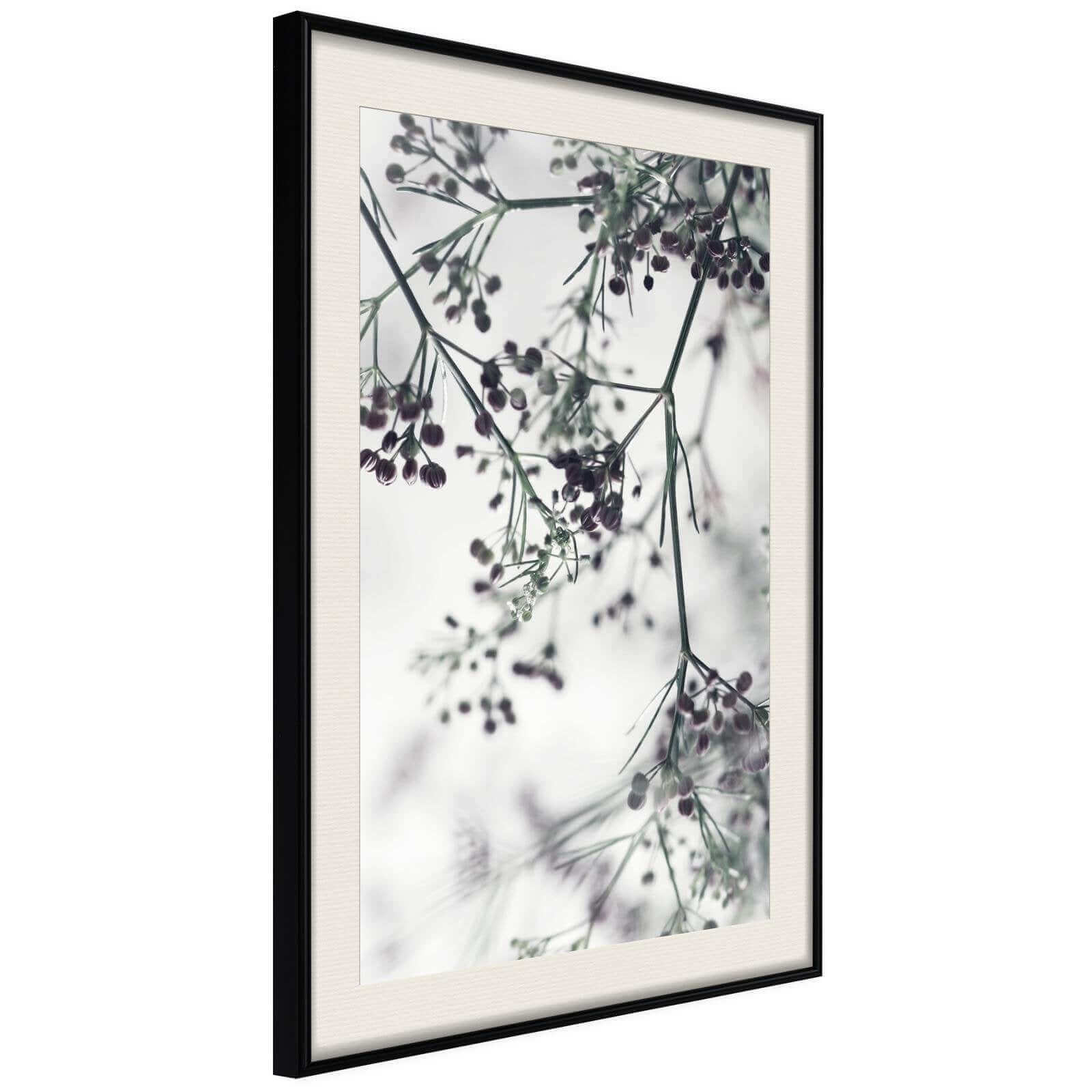 Sprinkled with Flowers, Artgeist, black and white, nature, plants, poster style