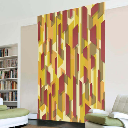 Wallpaper - An Abstract Gold October Forest, Nauradika, geometric