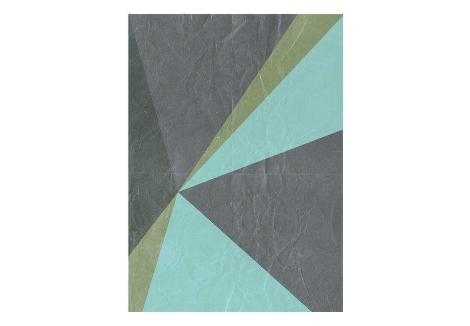 A George Braque Inspired Mural for any room in the house, Nauradika, abstract, triangle