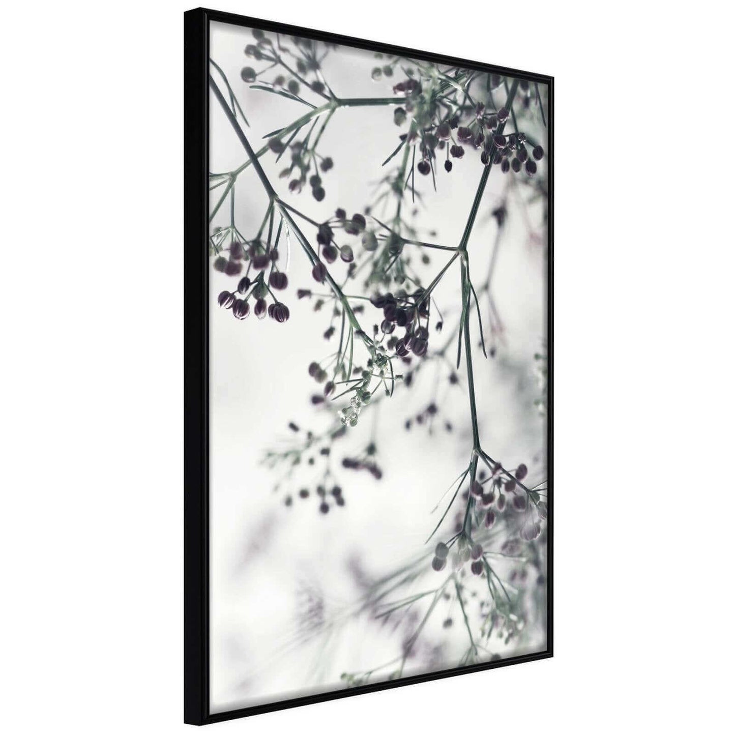 Sprinkled with Flowers, Artgeist, black and white, nature, plants, poster style