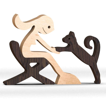 Danish Wooden Animals Ornaments