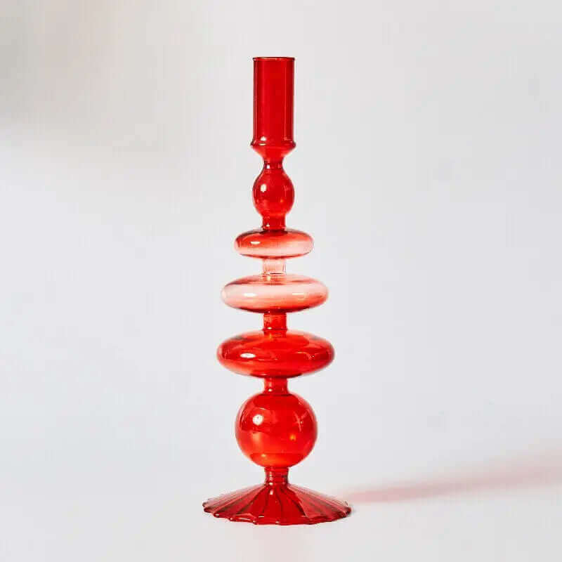 Beautiful Collection of Red Glass Candle Holders, Nauradika of London, 14days, autopostr_pinterest_51712, Candle Holders, Candles & Holders, deco, decor, glass candle holders, Home & Garden, Home Decor, modern candle holders