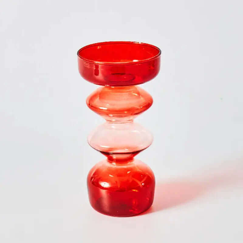 Beautiful Collection of Red Glass Candle Holders, Nauradika of London, 14days, autopostr_pinterest_51712, Candle Holders, Candles & Holders, deco, decor, glass candle holders, Home & Garden, Home Decor, modern candle holders